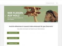 online-holzmarkt.at Webseite Vorschau
