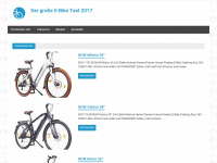 e-bike-test-vergleich.de Webseite Vorschau