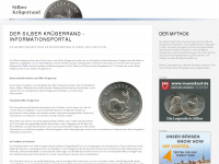 silber-kruegerrand.net Webseite Vorschau
