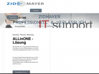 zidmayer.com Webseite Vorschau