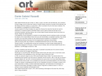 dante-gabriel-rossetti.com Webseite Vorschau