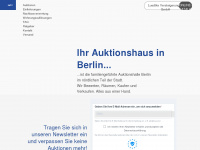 die-auktionshalle-berlin.de Webseite Vorschau