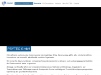 psytec.com Webseite Vorschau