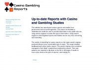 casino-gambling-reports.com Webseite Vorschau