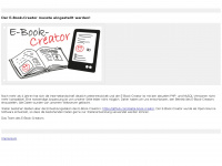 e-book-creator.at Webseite Vorschau