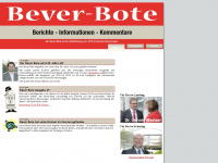 bever-bote.de Webseite Vorschau