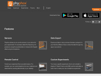 phyphox.org Webseite Vorschau