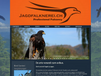 jagdfalknerei.ch Webseite Vorschau