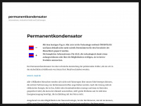 permanentkondensator.wordpress.com Webseite Vorschau