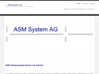 asmsystem.ch Webseite Vorschau