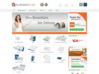 businessdruck.at Webseite Vorschau