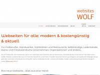 websites-wolf.de Webseite Vorschau