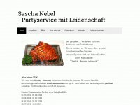 partyservice-nebel.de Webseite Vorschau
