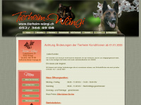 tierheim-waengi.ch Webseite Vorschau