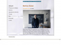 mathiasbalzer.ch Webseite Vorschau