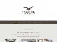 falconlifestyle.com Webseite Vorschau