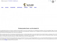 dj-flipp.de Webseite Vorschau