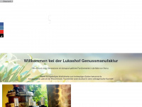 lukashof.com Webseite Vorschau