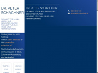 dr-schachner.at Webseite Vorschau