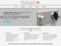 prosafe-tresore.de Webseite Vorschau