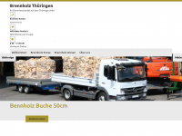 brennholz-thüringen.eu Webseite Vorschau