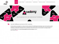 mci-academy.de Webseite Vorschau