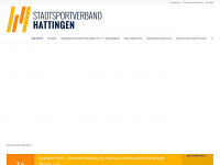 stadtsportverband-hattingen.de Webseite Vorschau