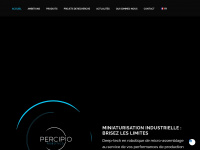 percipio-robotics.com Webseite Vorschau