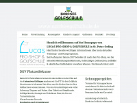 nordseegolfschule.de Webseite Vorschau