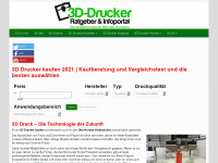 3d-drucker-kaufen24.net Webseite Vorschau
