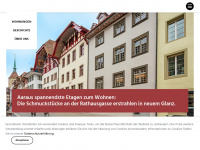 rathausgasse-aarau.ch Webseite Vorschau
