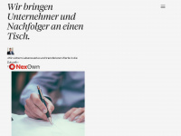 nexown.ch Webseite Vorschau