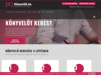 konyvelok.hu Webseite Vorschau