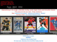 canadianhockeycards.com Webseite Vorschau