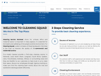 cleaningsquad.ca Webseite Vorschau