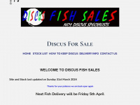 discus-fish-sales.co.uk Webseite Vorschau