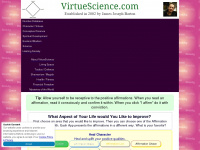virtuescience.com Webseite Vorschau
