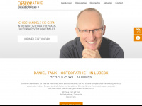 osteopathie-daniel-tank-luebeck.de Webseite Vorschau