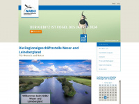 nabu-weserbergland.de Webseite Vorschau