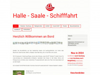 halle-saale-schifffahrt.de Webseite Vorschau