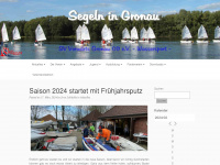 segeln-gronau.de Webseite Vorschau