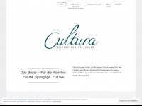 cultura-kulturveranstaltungen.de Webseite Vorschau