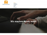 mobile-musikschule.net Webseite Vorschau