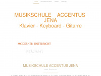 accentus-musikschule-jena.de Webseite Vorschau