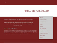 musica-visenta.de Webseite Vorschau