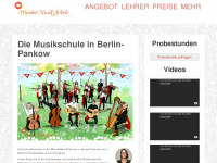 wundermusikschule.de Webseite Vorschau