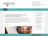 musikschule-bravissimo.de Webseite Vorschau