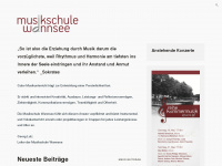musikschulewannsee.wordpress.com Webseite Vorschau