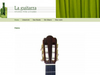 la-guitarra.net Webseite Vorschau