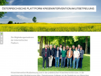 plattform-akutbetreuung.at Webseite Vorschau